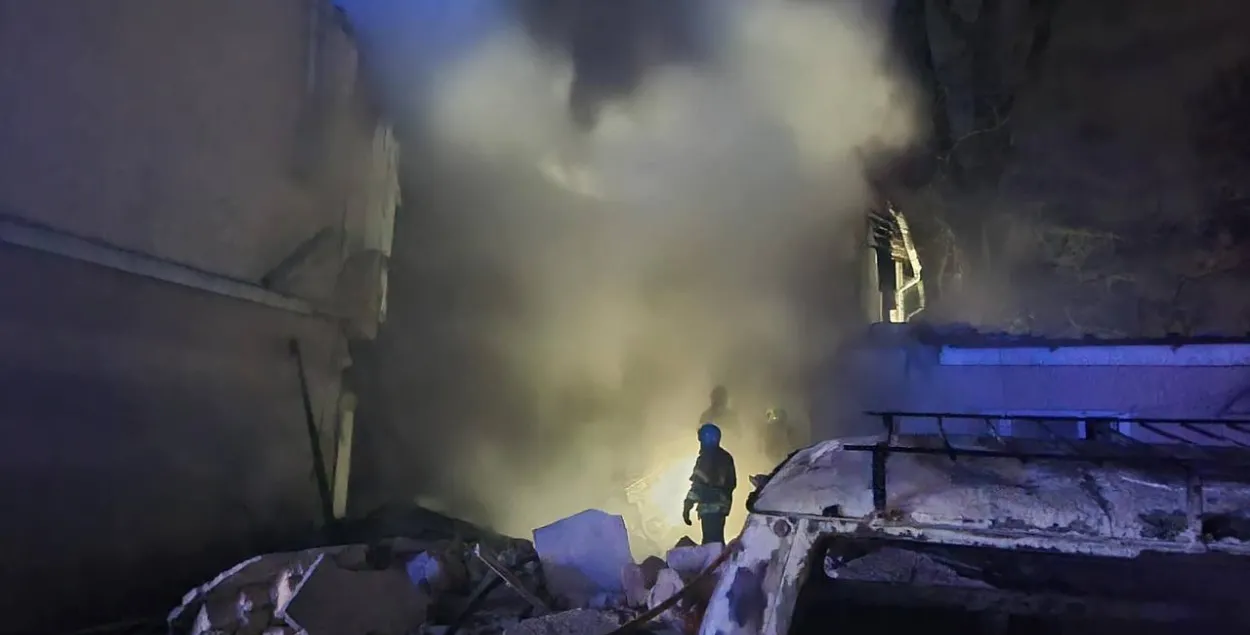 Последствия атаки дрона в Одесской области / @odeskaODA
