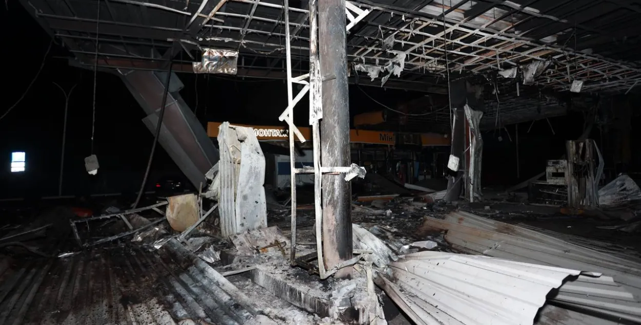 Российский снаряд попал в автостанцию в Днепре /&nbsp;@dnipropetrovskaODA
