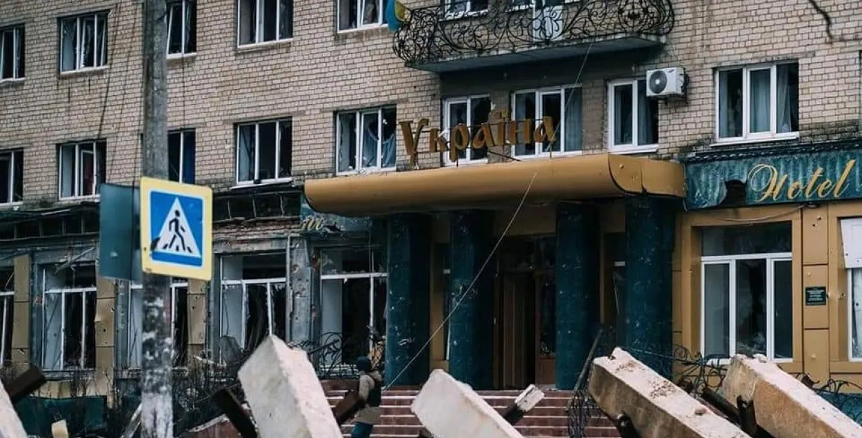 Бахмут&nbsp;— город, который сейчас пытаются окружить россияне / фото Петр Батанов,&nbsp;facebook.com/GeneralStaff.ua
