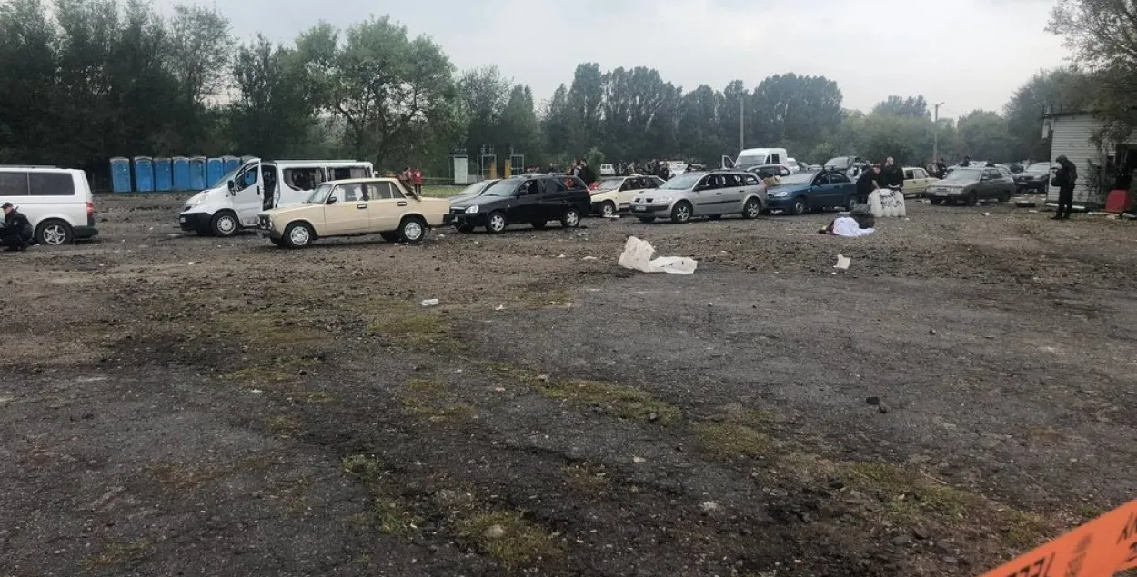 Несколько ракет попали в гуманитарную колонну /&nbsp;suspilne.media
