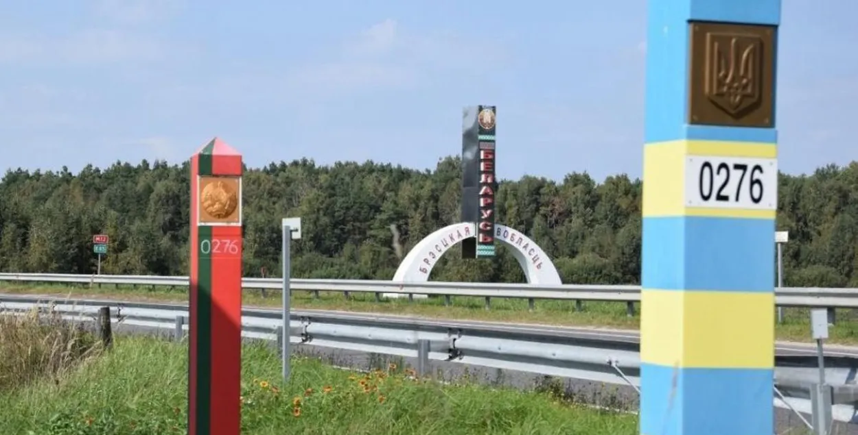 Мяжа Беларусі і Украіны / dw.com
