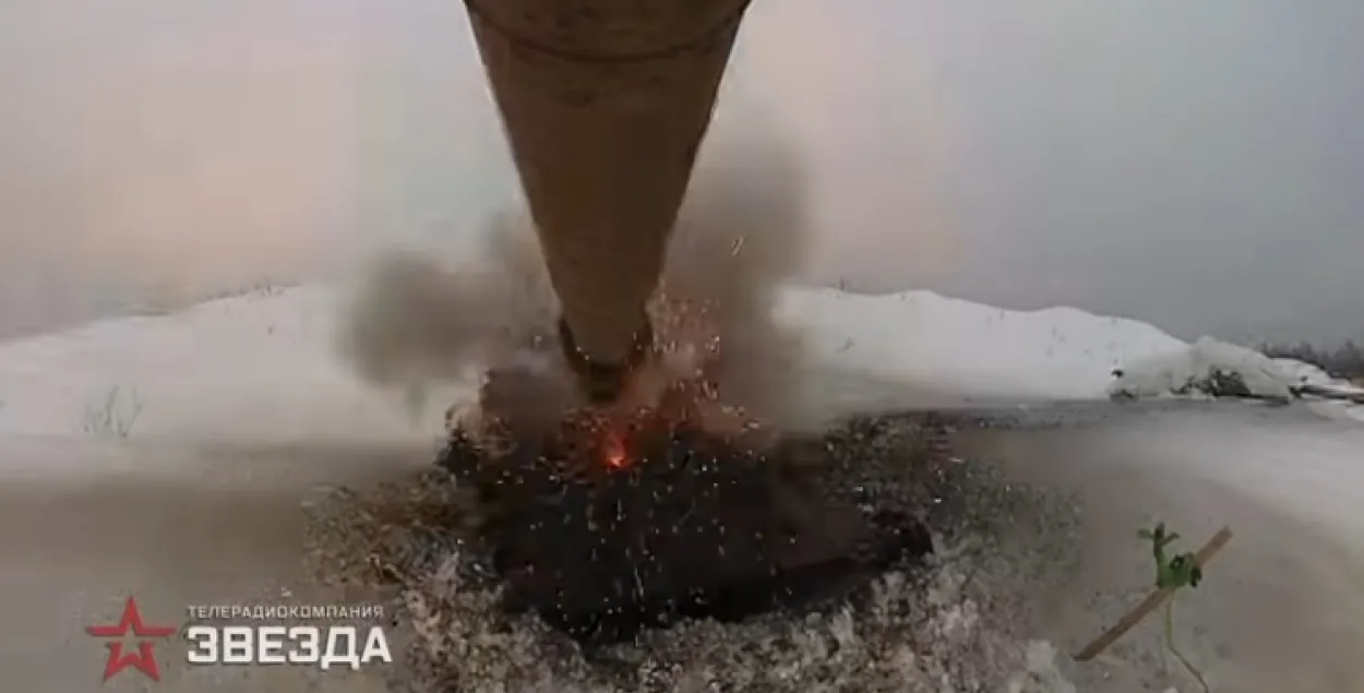 Скриншот с видео телеканала "Звезда"