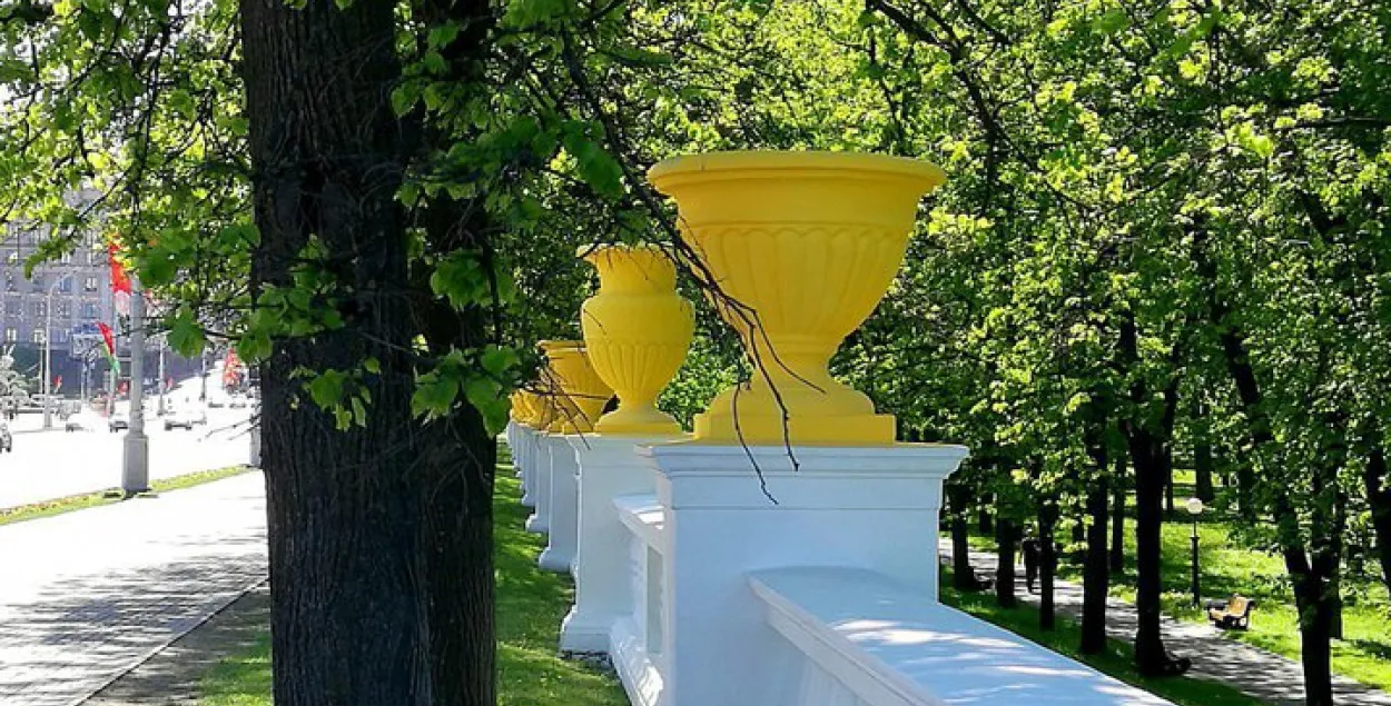 Жоўтыя вазы ў Мінску не перафарбуюць — у бліжэйшы год