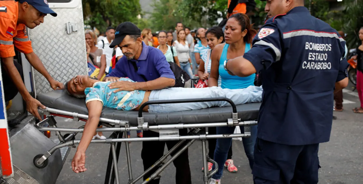 У венесуэльскай турме падчас пажару загінулі амаль 70 чалавек