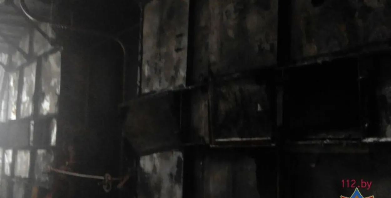 У Смалявічах адбыўся пажар на прадпрыемстве "Белдартэхніка" (фота)