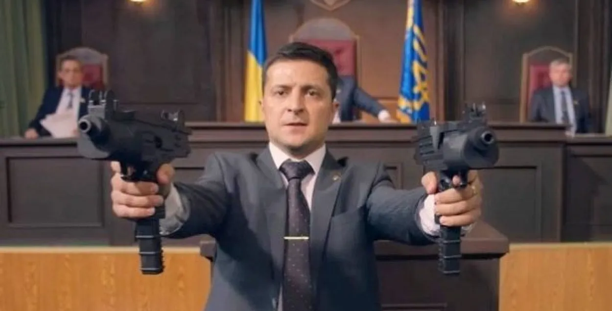 Президент Голобородько в парламенте, кадр из сериала