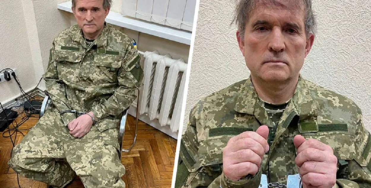 Партийный лидер Виктор Медведчук в СБУ