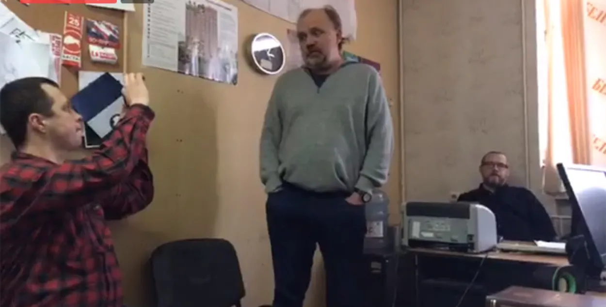 Главный редактор "БелГазеты" Игорь Высоцкий / Кадр из видео