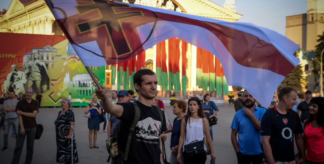 Як апазіцыя патрабавала новыя выбары. Фотарэпартаж