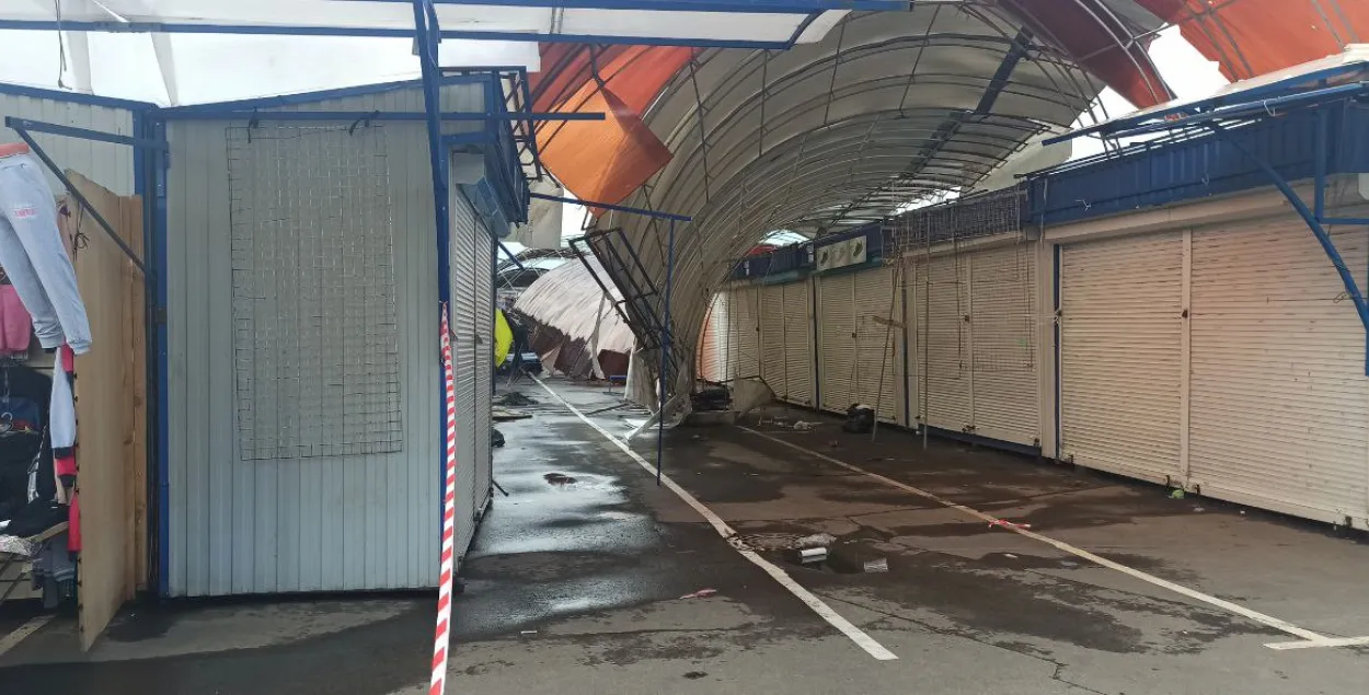 На рынке в Ждановичах, 17 августа