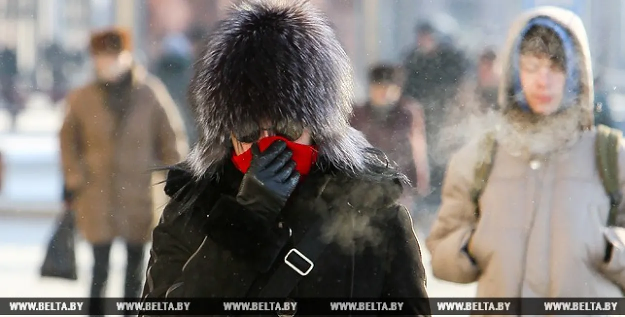 У панядзелак пратрымаецца марознае надвор’е да мінус 8-14 градусаў