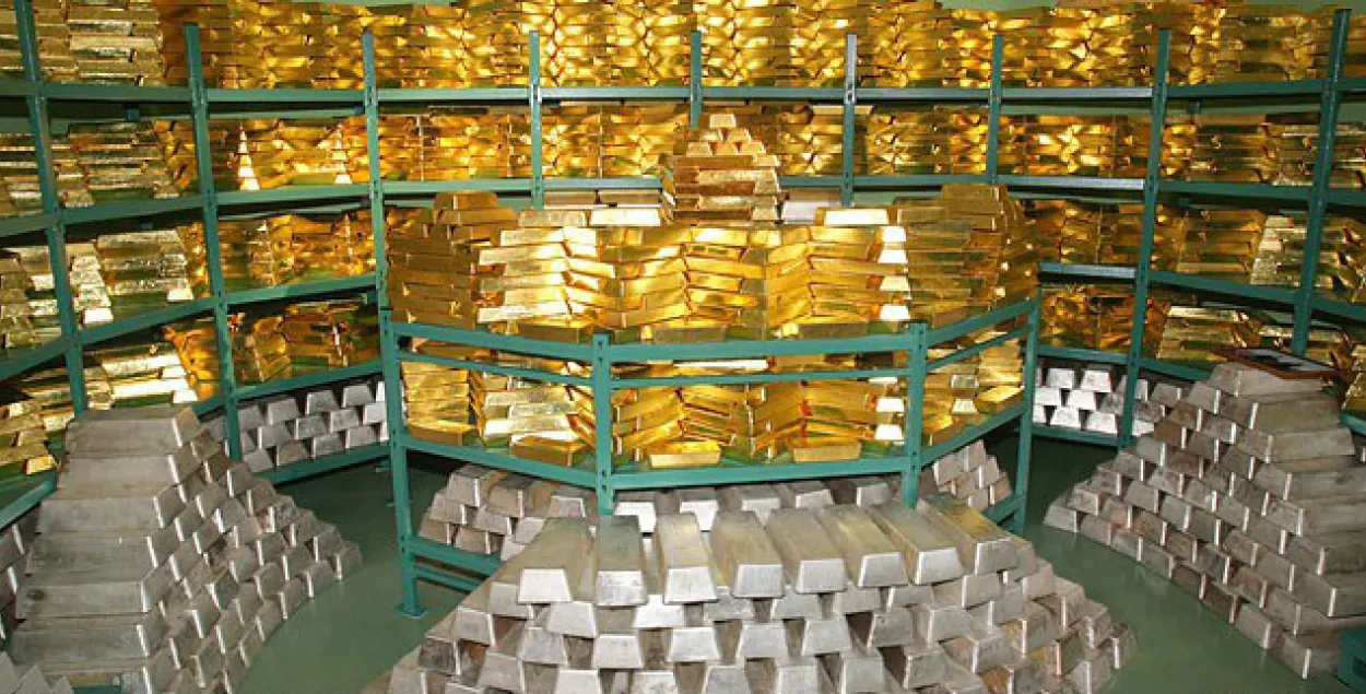 Золатавалютныя рэзервы Беларусі выраслі на 82,3 млн долараў