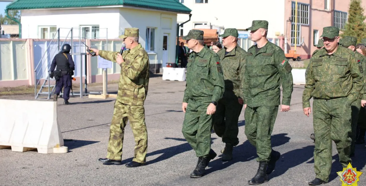 Сбор по территориальной обороне в Могилевской области, из архива