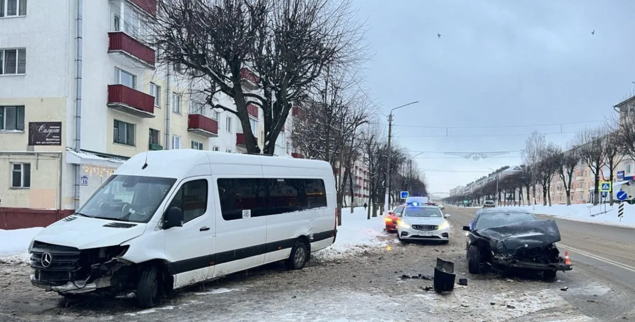 На месцы аварыі