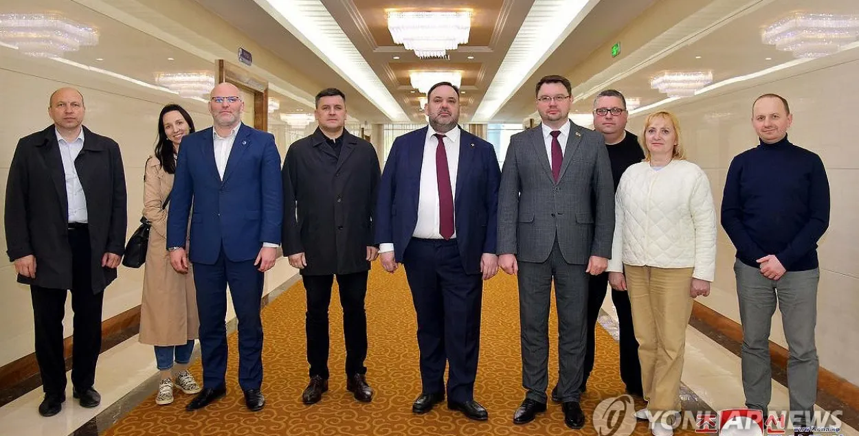 Белорусская делегация в Пхеньяне&nbsp;
