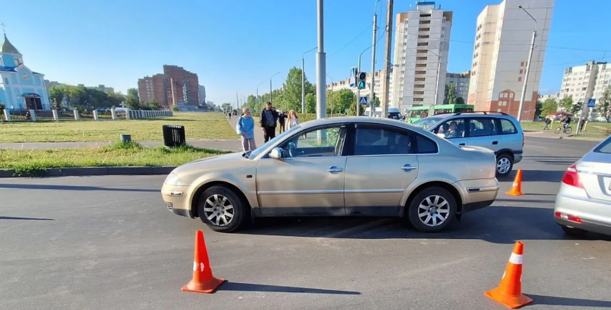 У момант здарэння святлафор не працаваў