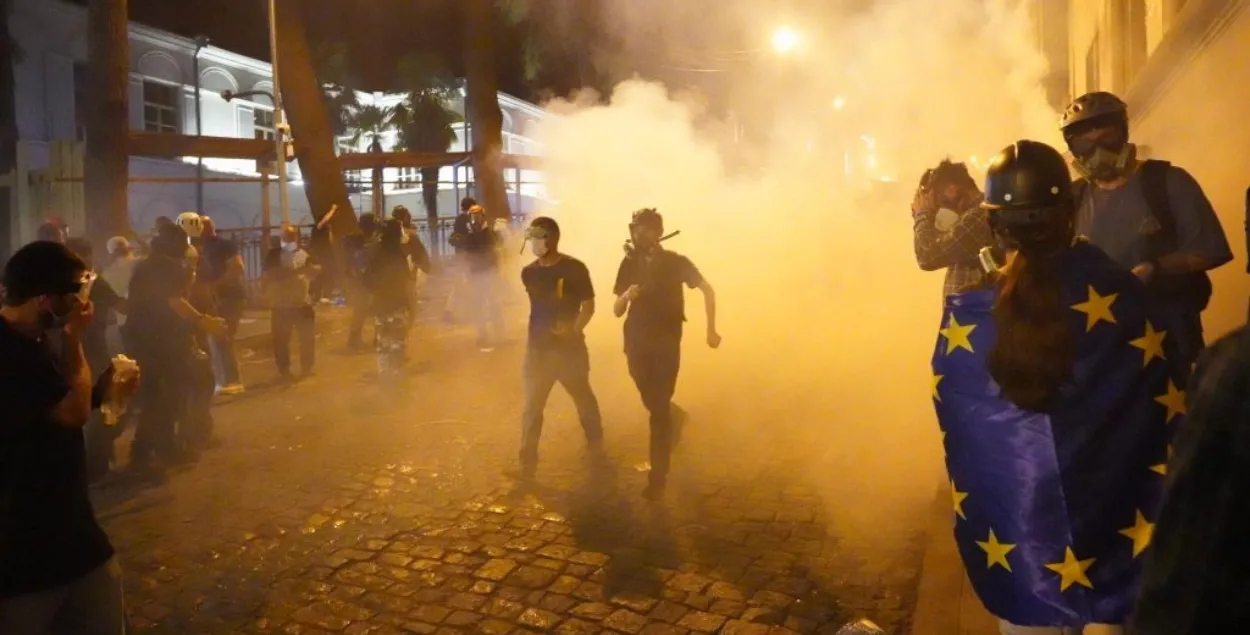 Протесты в Тбилиси