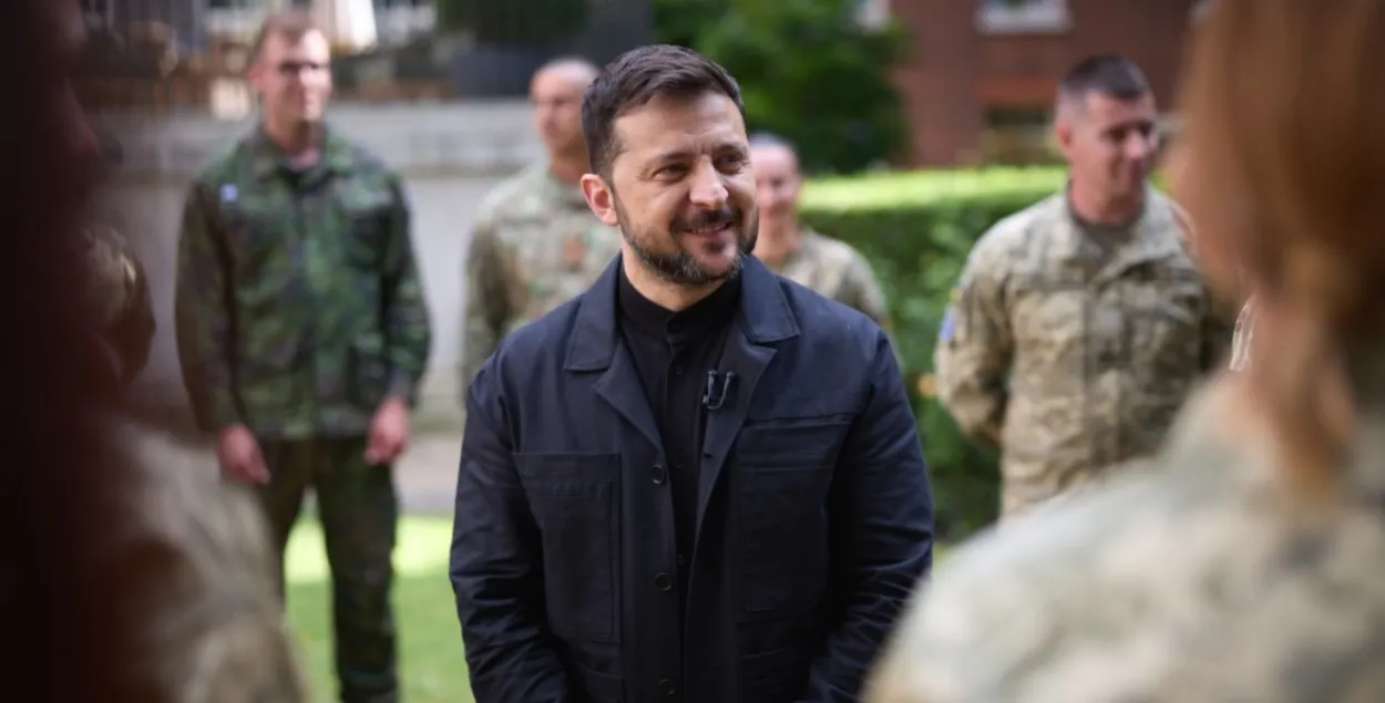 Уладзімір Зяленскі ў Вялікабрытаніі