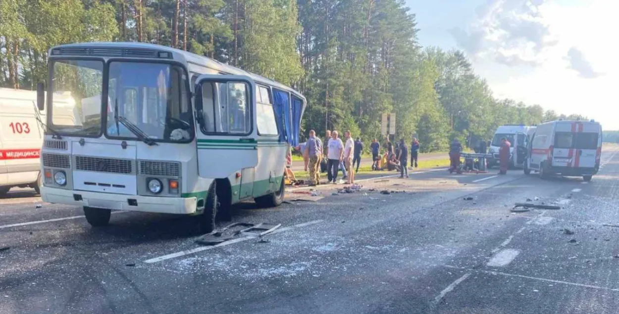 Аварыя ў Бярозаўскім раёне