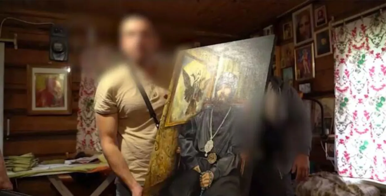 Палатно з выявай заснавальніка секты 