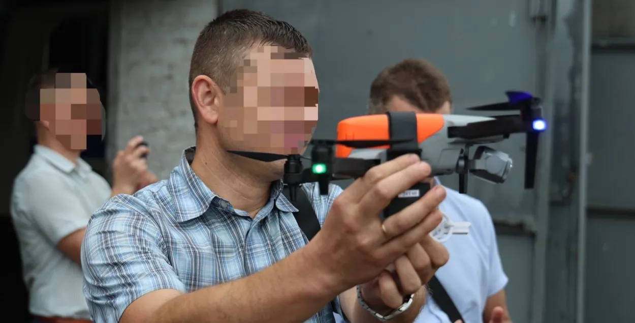 Запуск дрона, ілюстрацыйнае фота