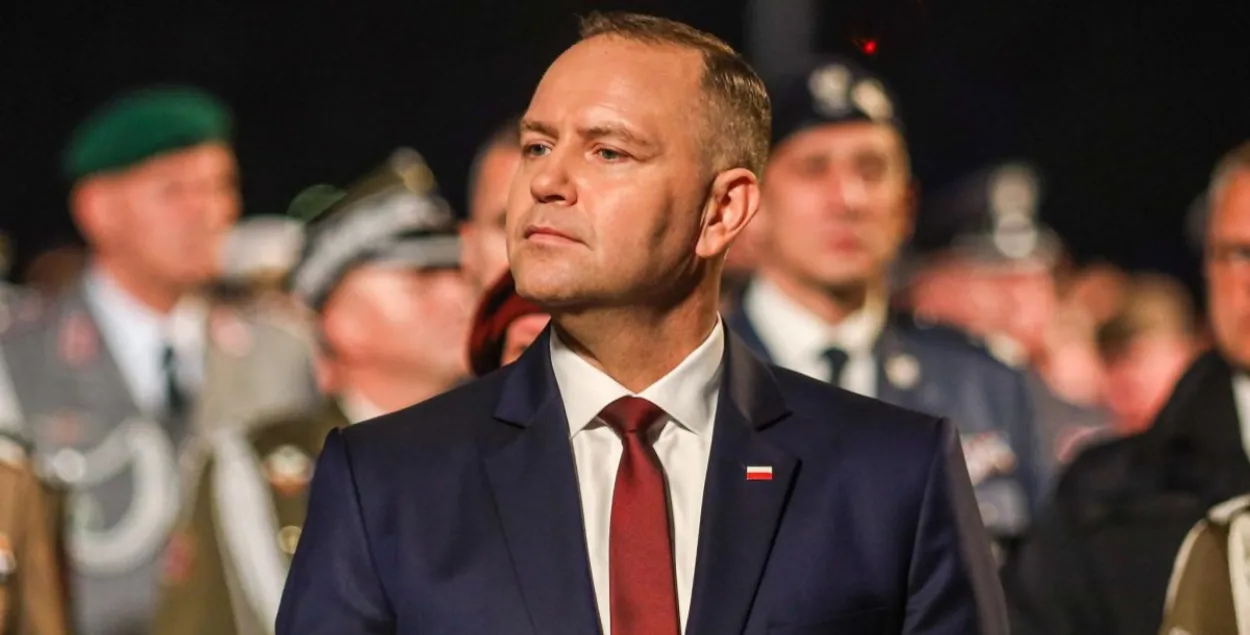 Кароль Навроцкий на Вестерплатте
