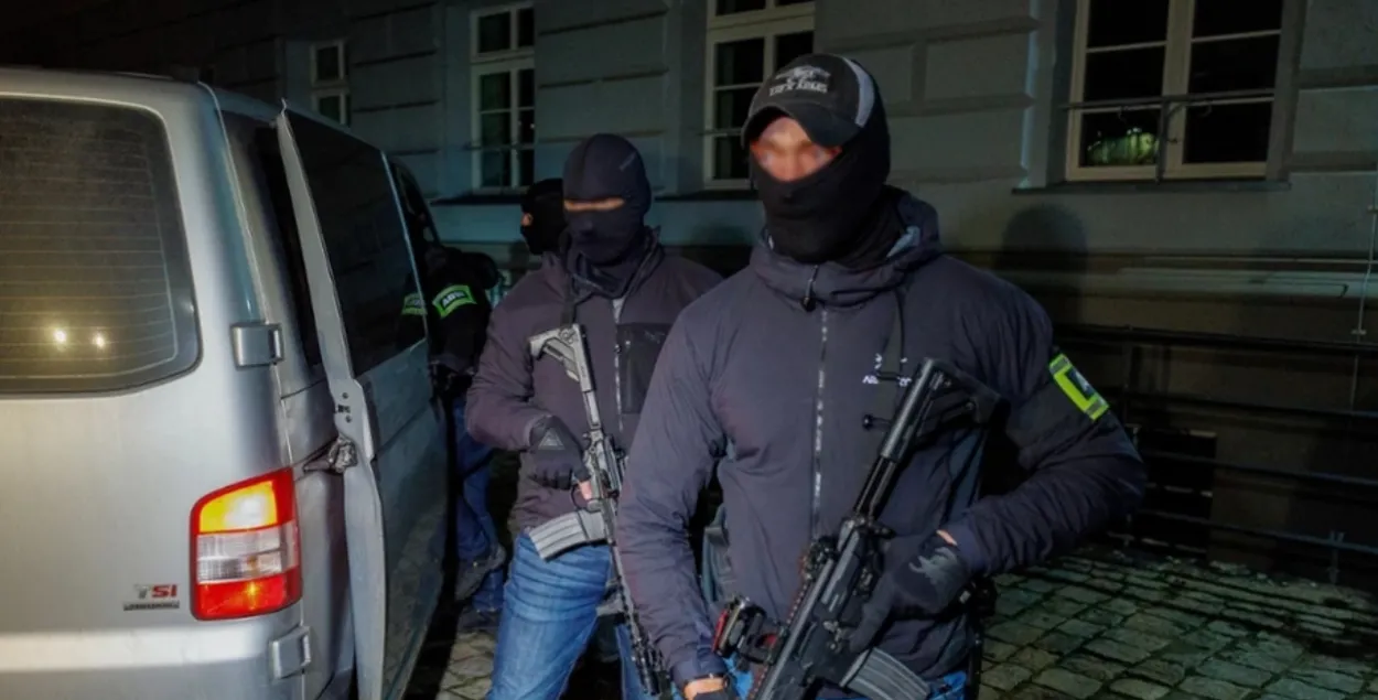 Афіцэры польскіх спецслужбаў
