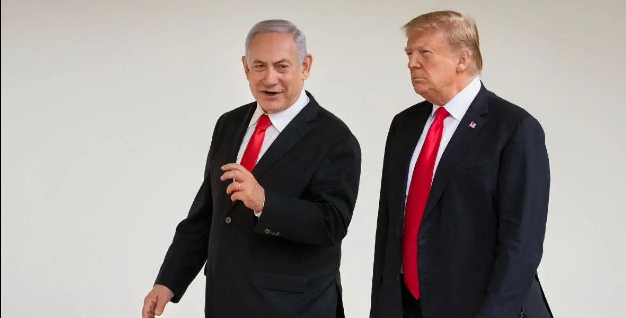 Биньямин Нетаньяху и Дональд Трамп
