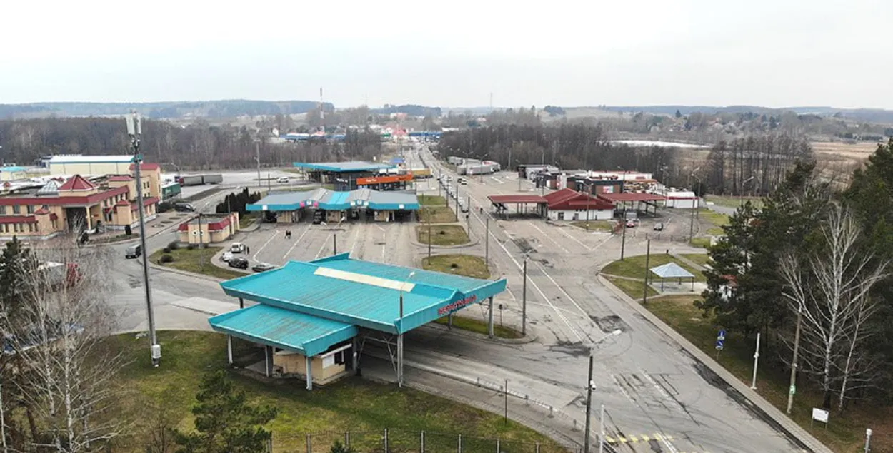 На белорусско-польской границе
