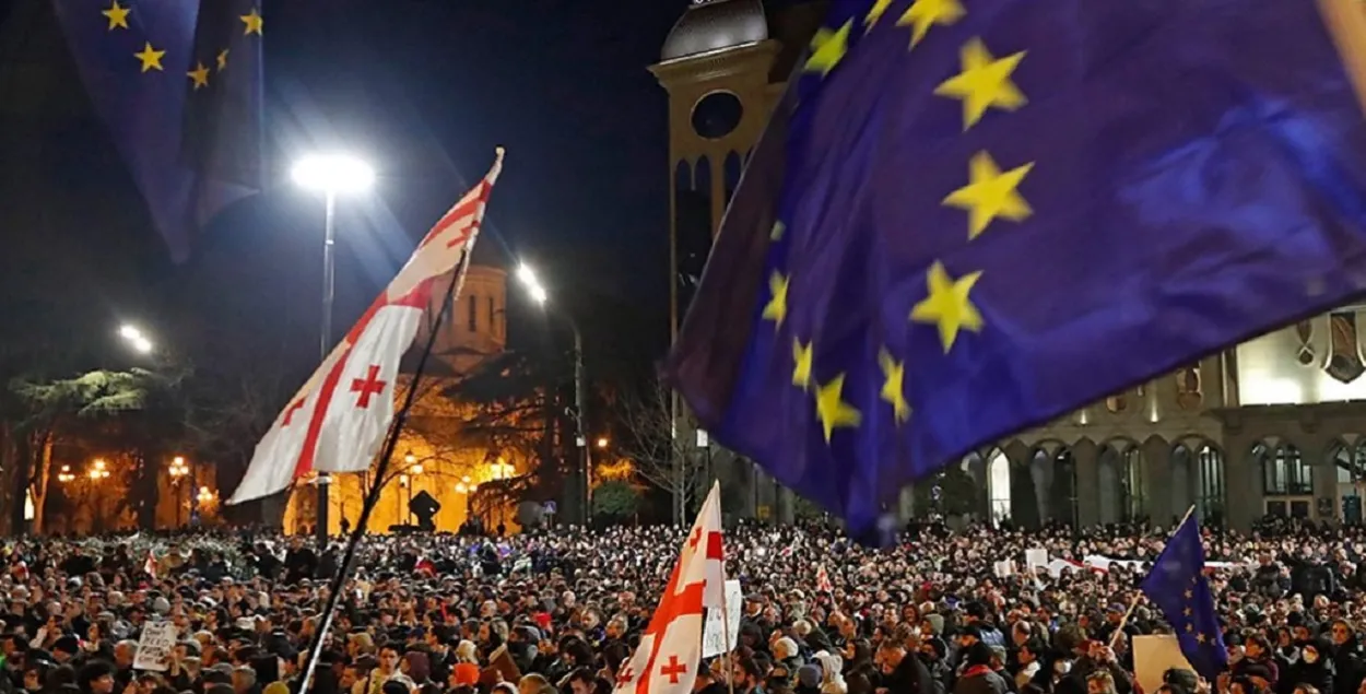 Протесты в Грузии