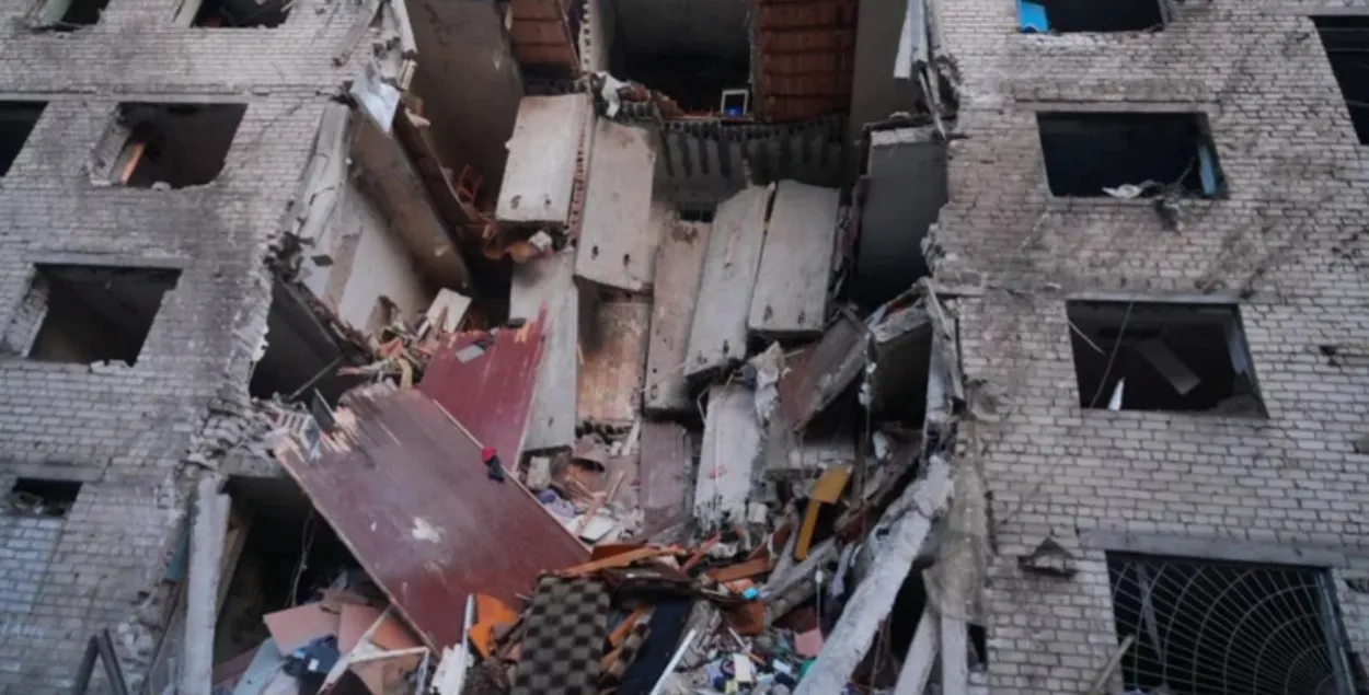 Наступствы расійскага ўдару па Запарожжы