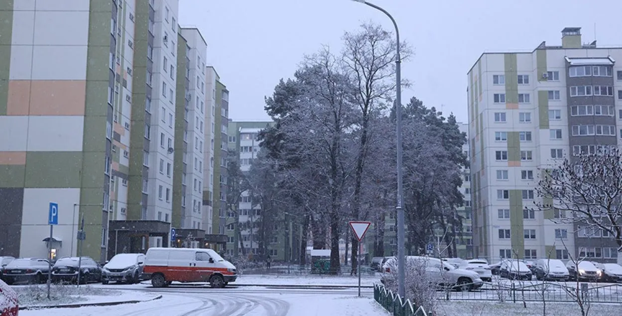 Зима пришла в Беларусь
