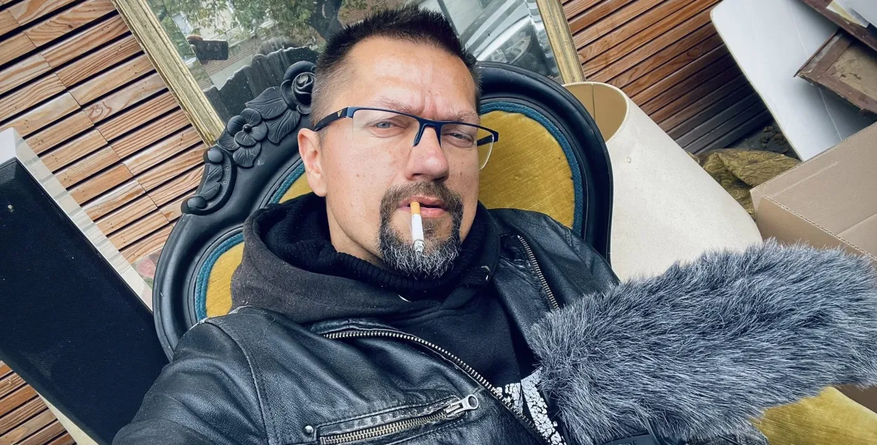 Януш Гаврылюк во время съёмок
