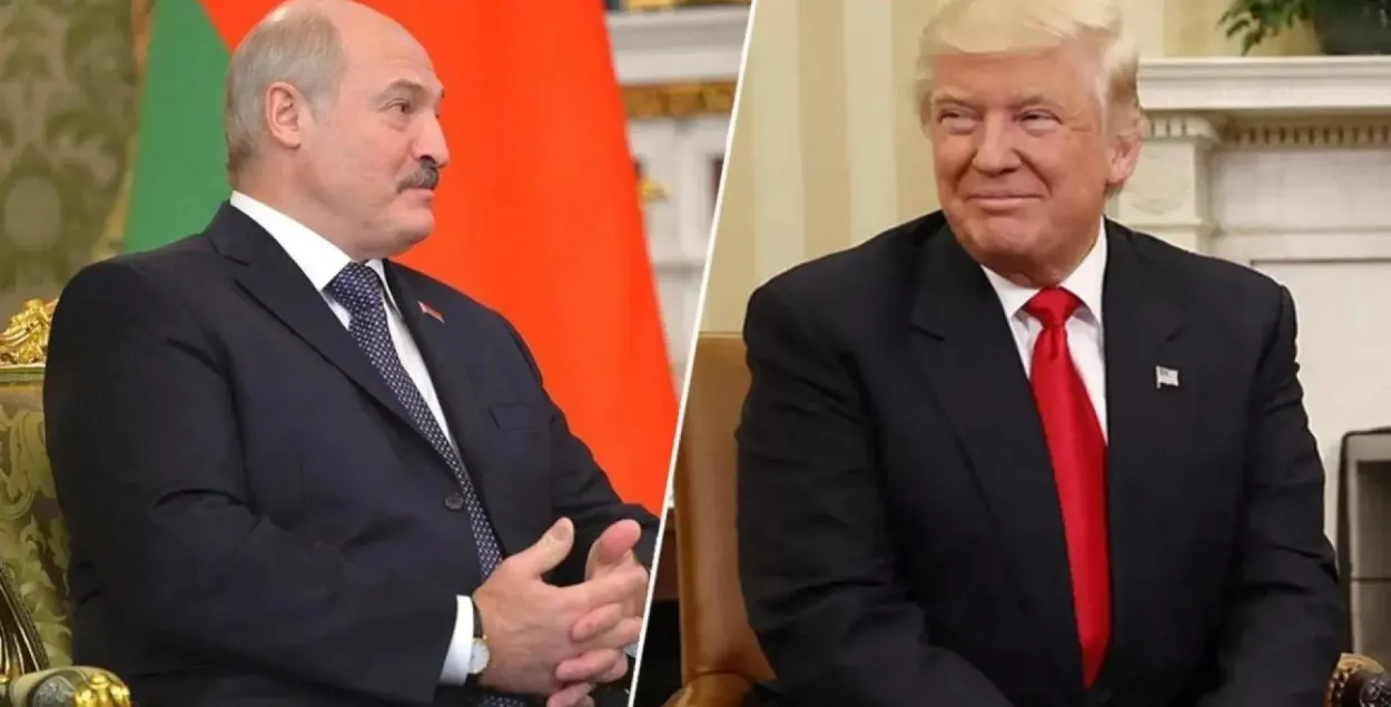 Лукашенко и Трамп
