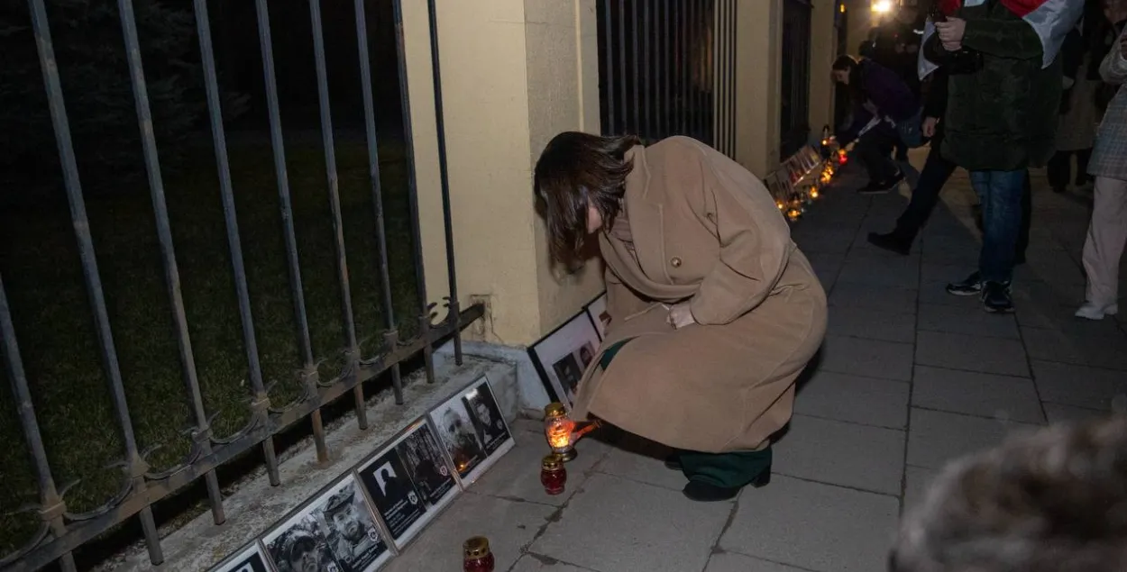 Святлана Ціханоўская на Дзяды