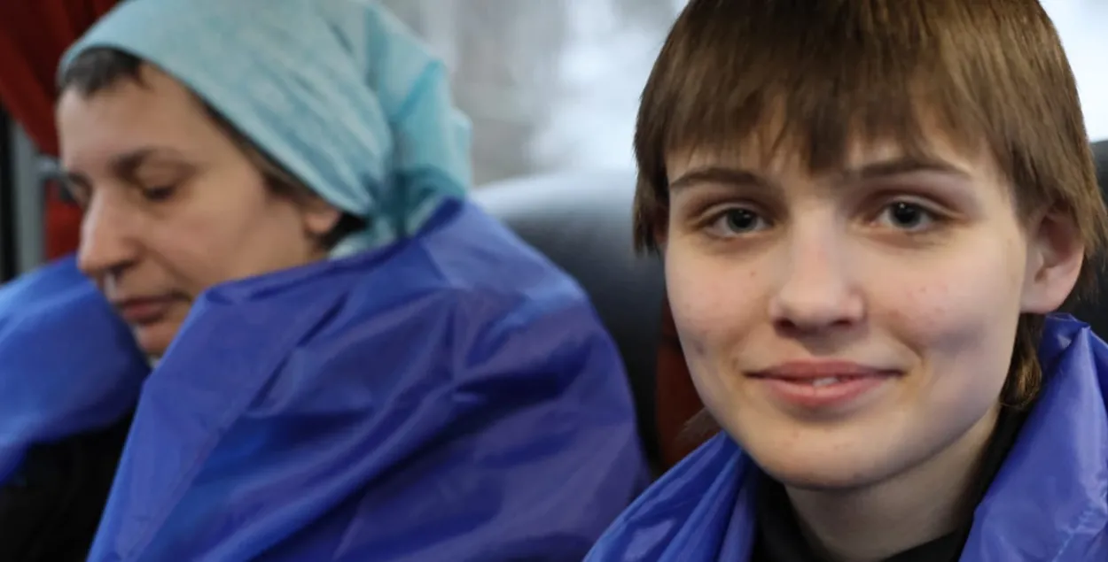 Мария Мисюк после освобождения
