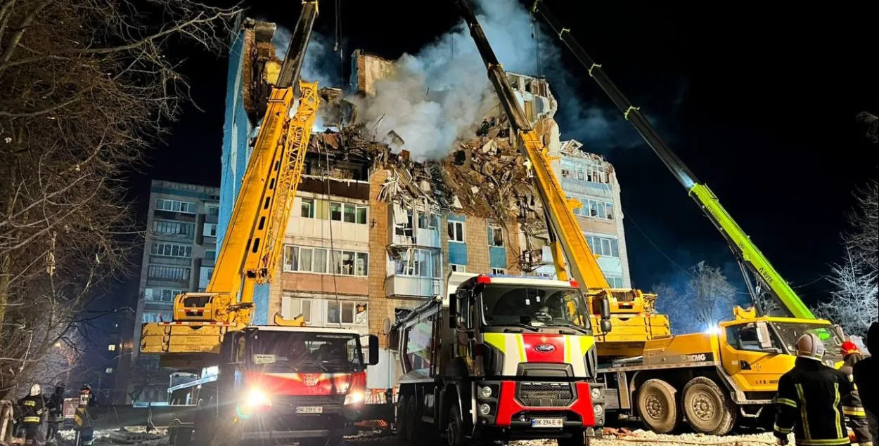 Разбураны дом у Тэрнопалі
