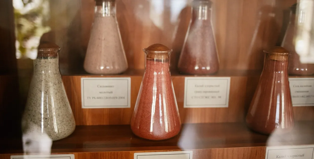 Образцы белорусского калия
