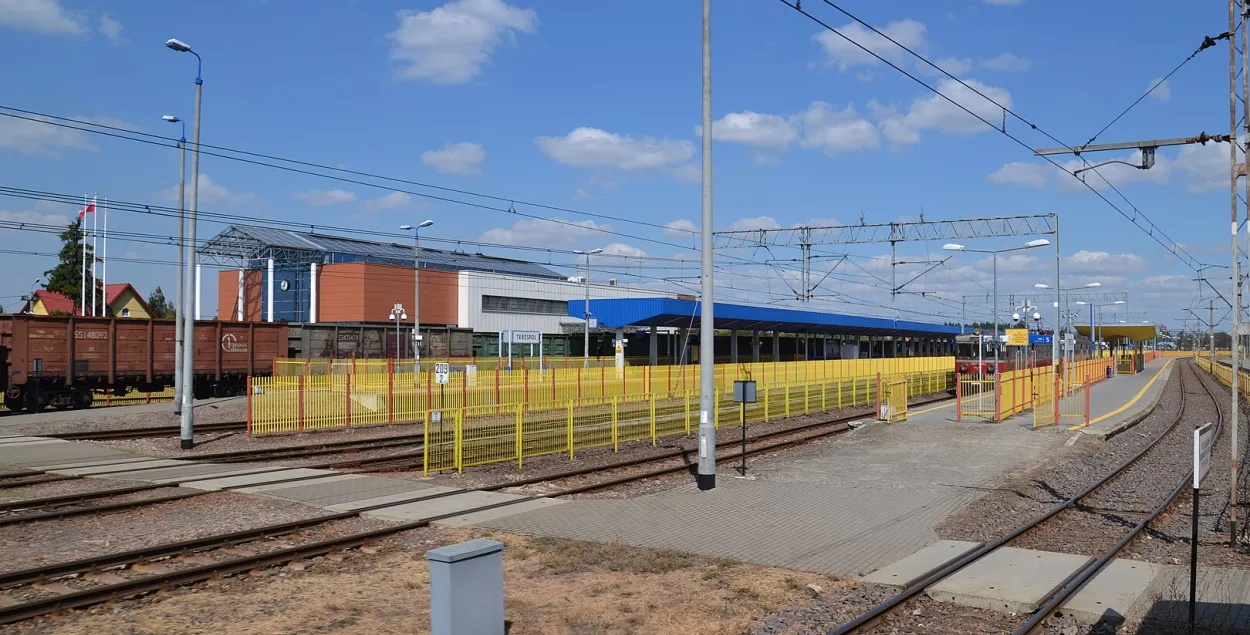 Железнодорожная станция в польском Тересполе
