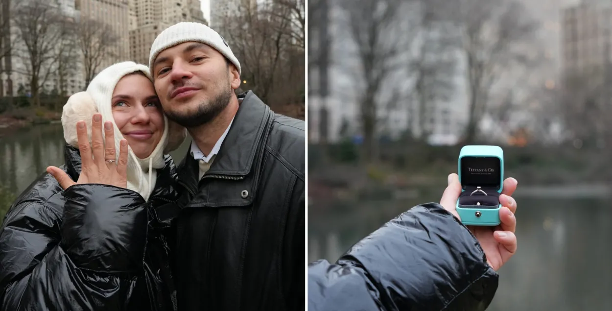 Крысціна Ціманоўская і яе абраннік
