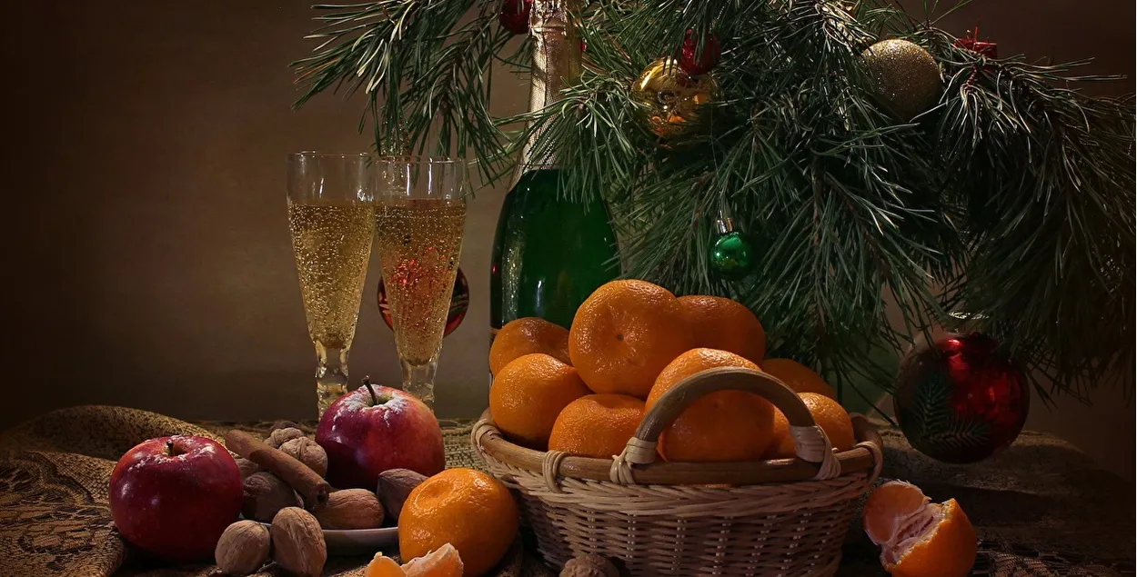 Абавязковыя атрыбуты навагодняга стала беларусаў
