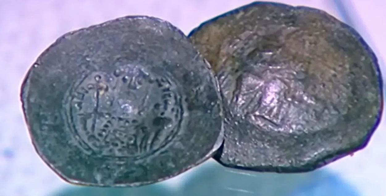 Монеты со дна Днепра
