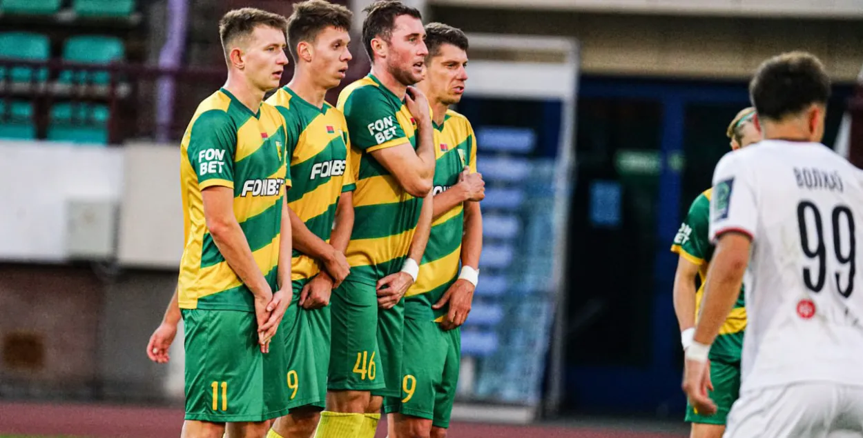 Футбалісты "Нёмана", ілюстрацыйнае фота
