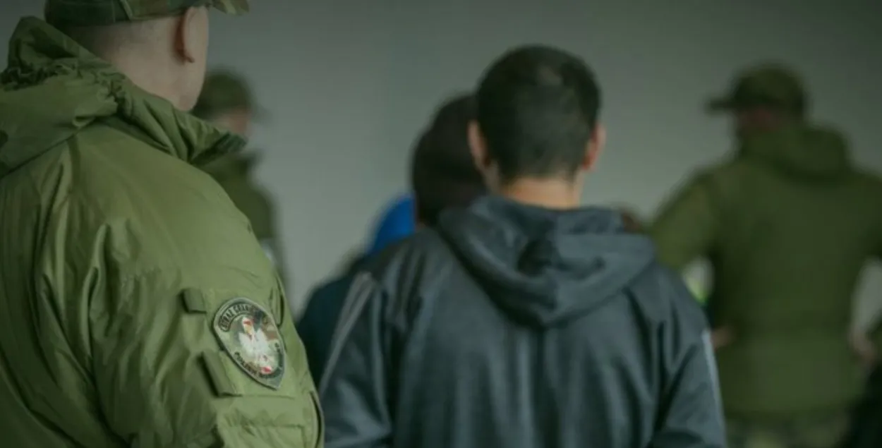 Сотрудники пограничной службы Польши
