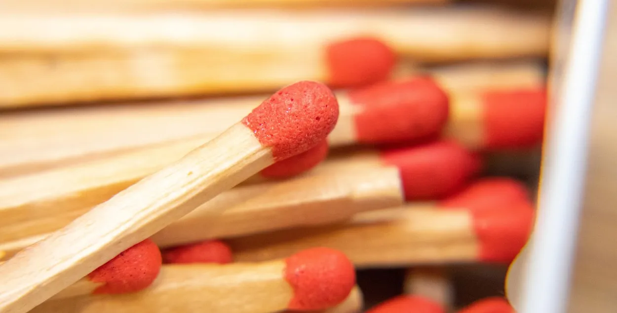 Запалкі, ілюстрацыйнае фота
