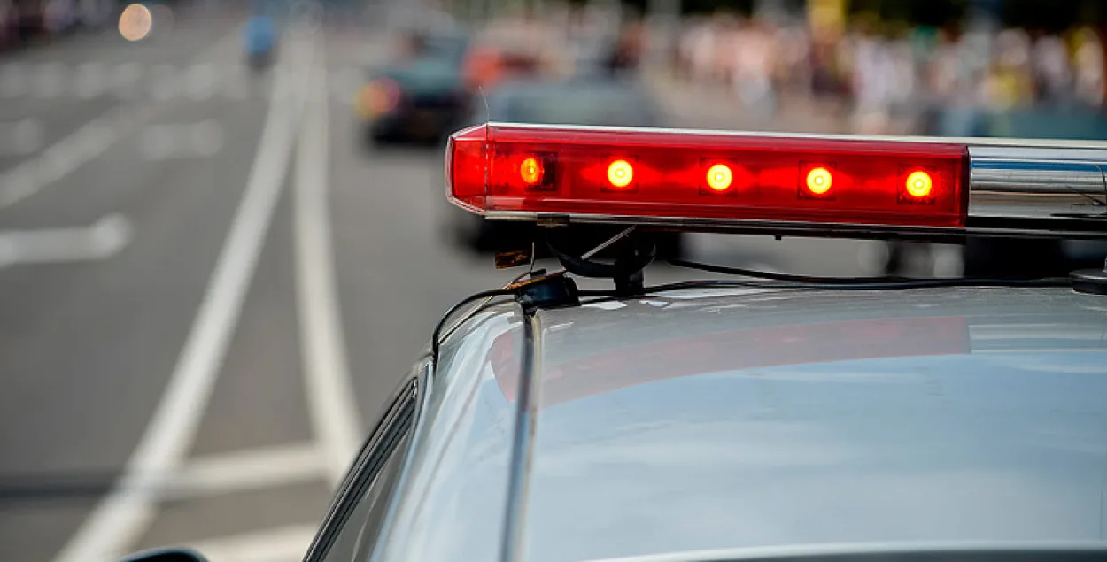 Сігналізацыя міліцэйскага аўтамабіля
