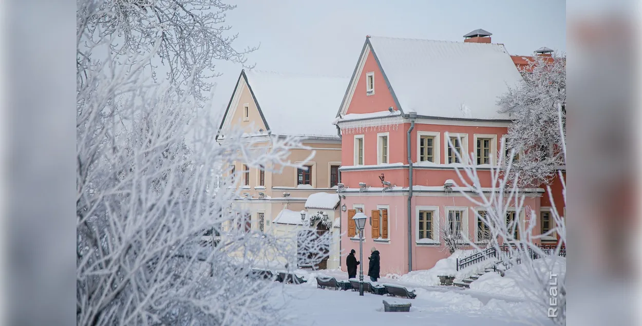 Зімовая надвор'е дорыць прыгажосць
