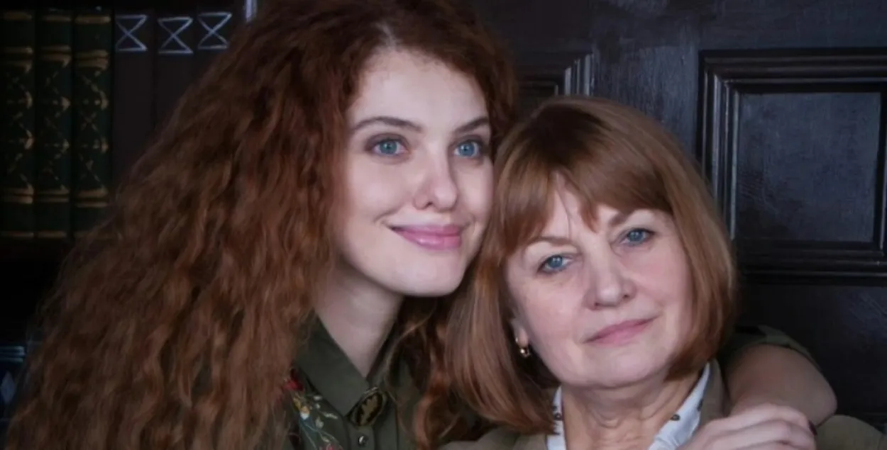 Катерина Водоносова с матерью Нелли
