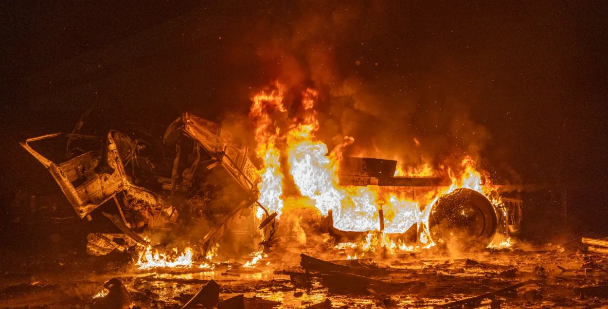 Наступствы атакі на Украіну ўначы 13 студзеня
