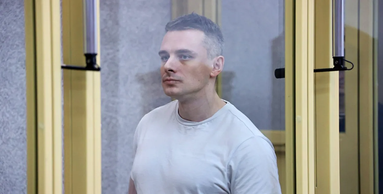 Арцём Лябедзька на судзе
